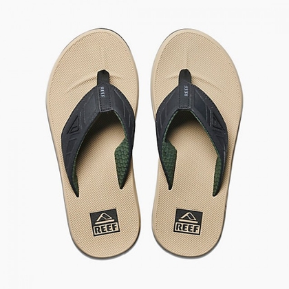Zandkleurige herenslipper Reef- STD